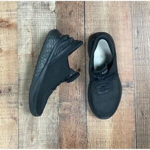 Kizik Athens HandsFree Slip On Sneakers Triple Black Mens 7.5 W 9